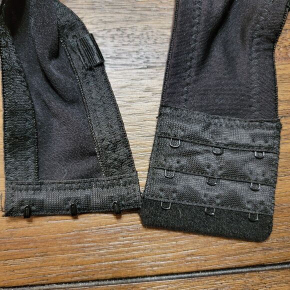 Black w/ Pink Lace Strapless Underwire Bra - Size 40C - Picture 6 of 7